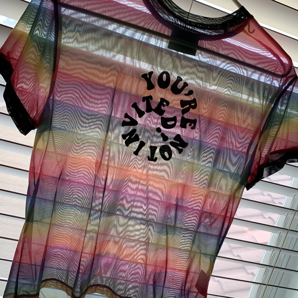 You’re Not Invited Mesh Top